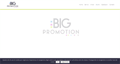 Desktop Screenshot of bigpromotiongroup.it
